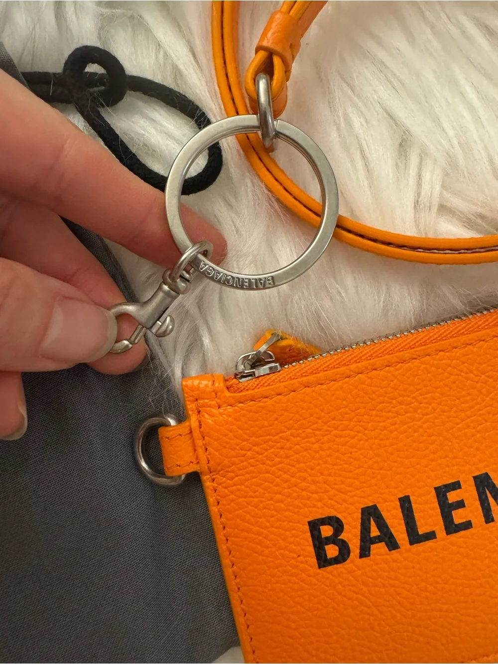 Balenciaga Card Holder with a Strap